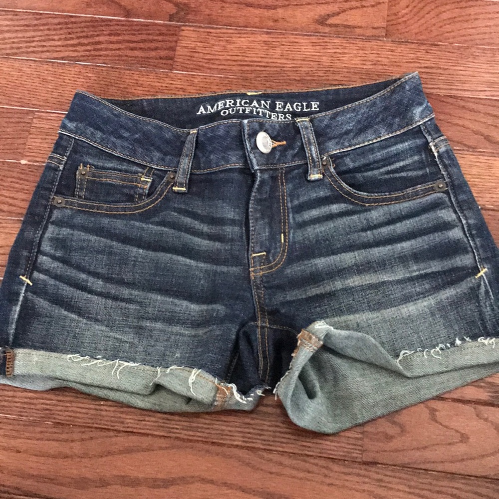 American eagle jean shorts